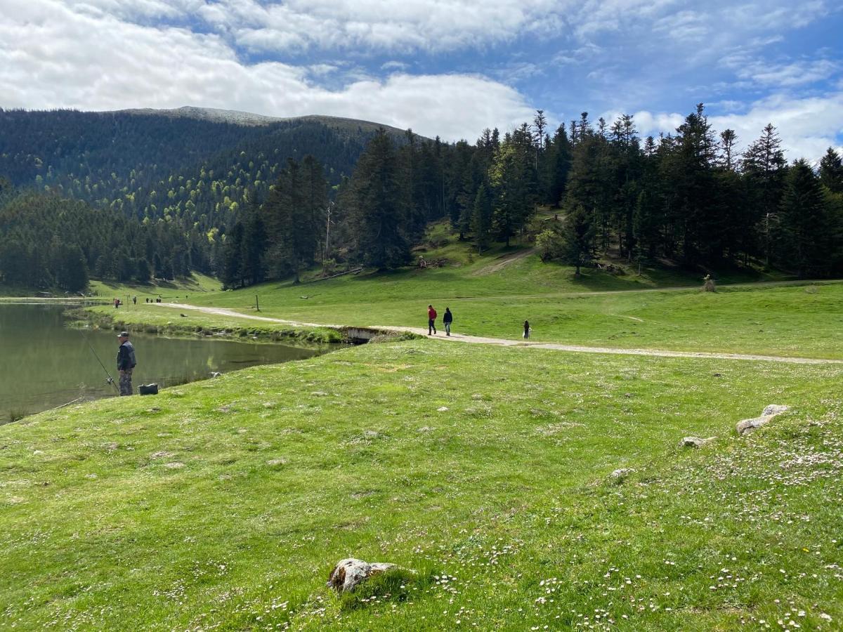 Gite Chaleureux Au Lac De Payolle Campan Exteriör bild