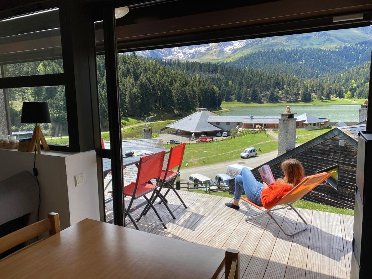 Gite Chaleureux Au Lac De Payolle Campan Exteriör bild
